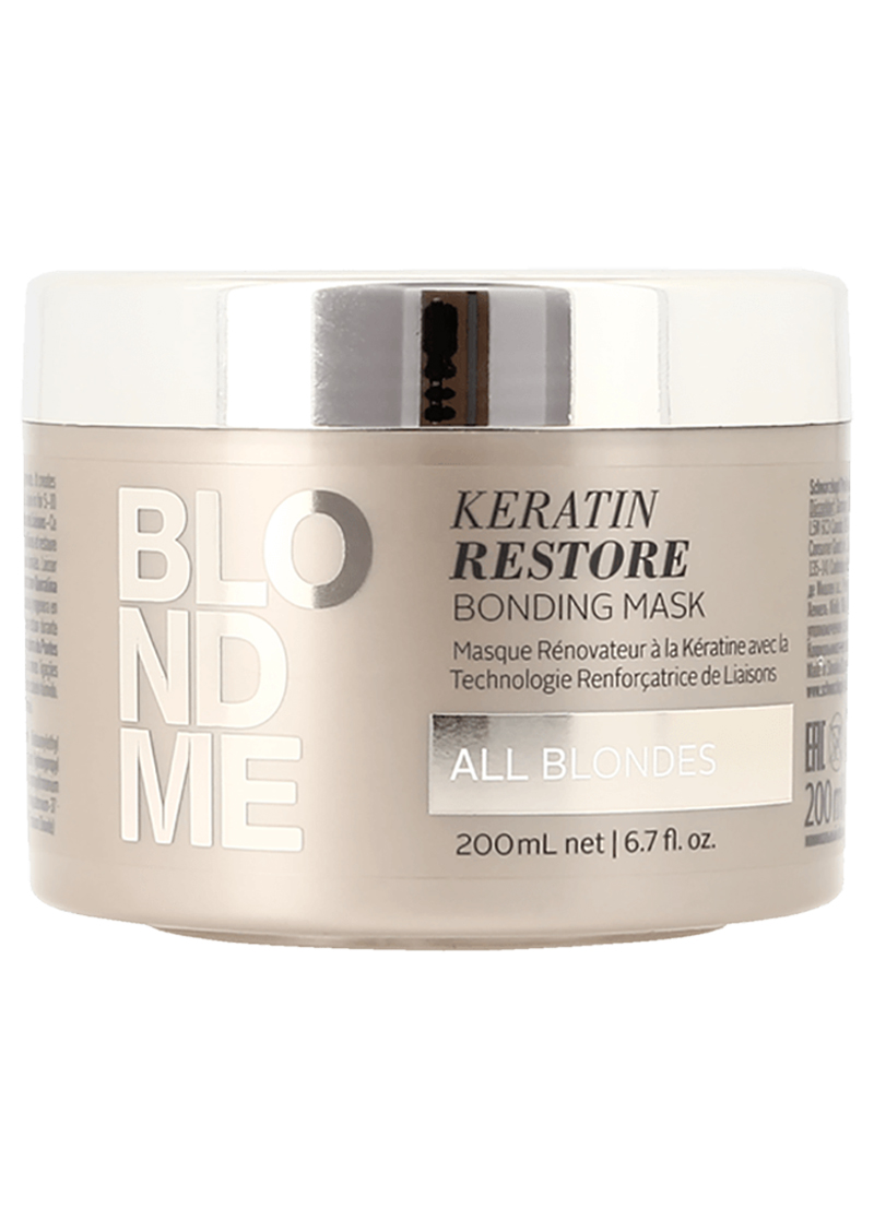 Маска для волос schwarzkopf professional blondme keratin restore blonde